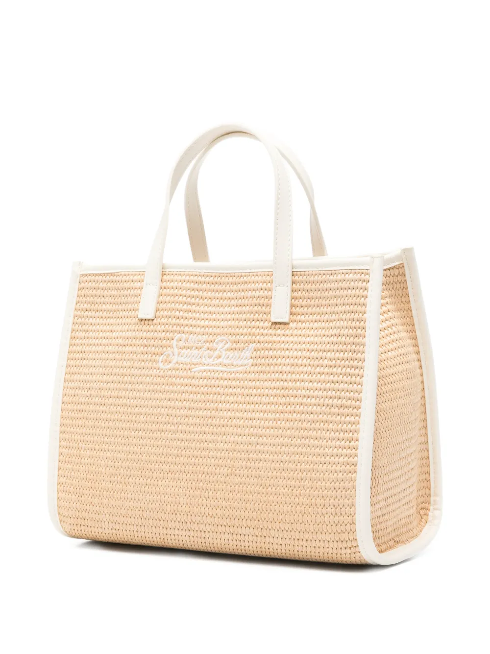MC2 Saint Barth Kids Vivian shopper met geborduurd logo Beige