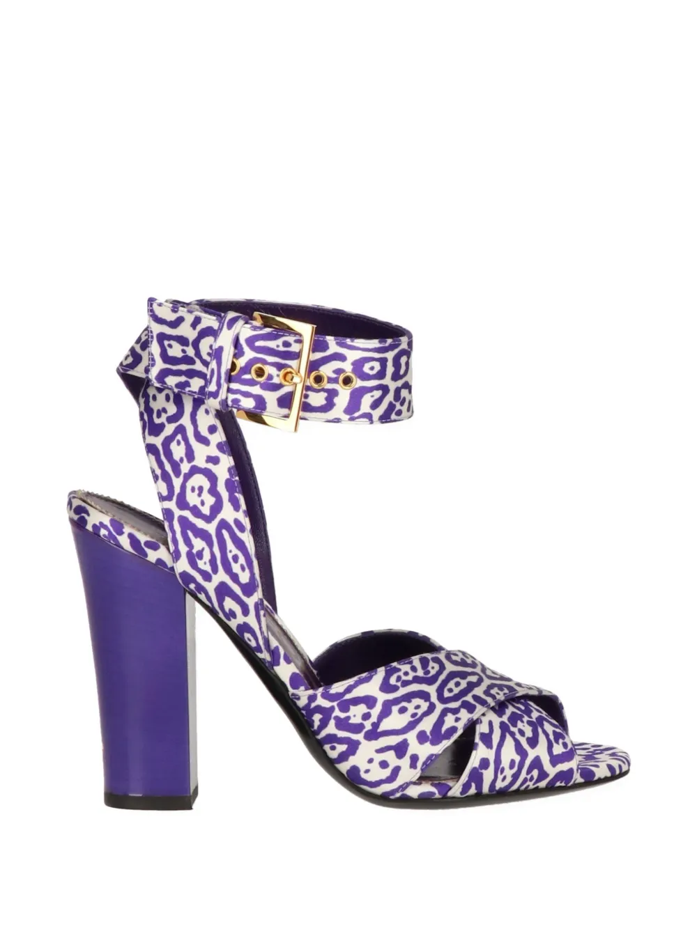 TOM FORD animal-print sandals Paars