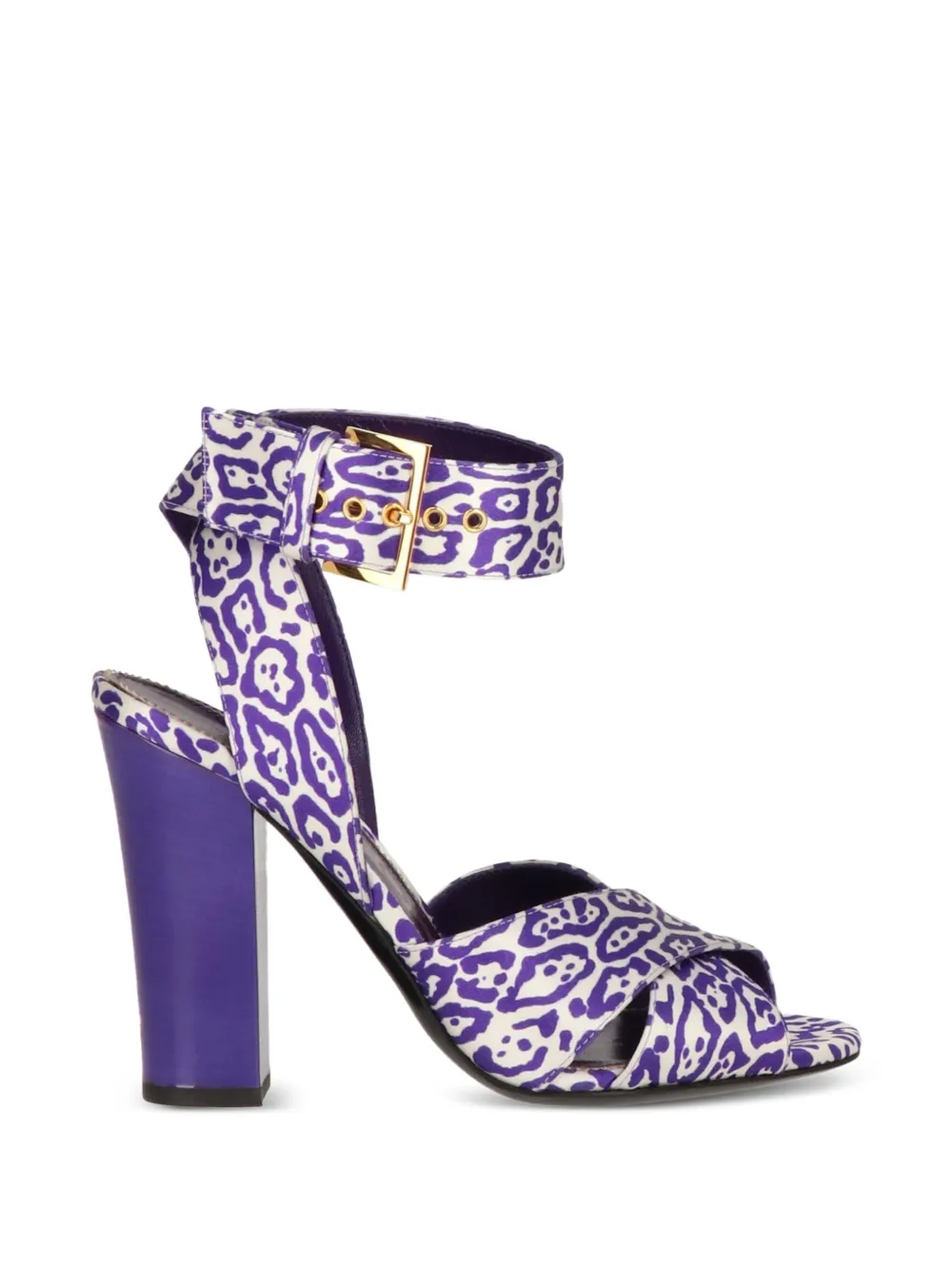 TOM FORD animal-print sandals Paars