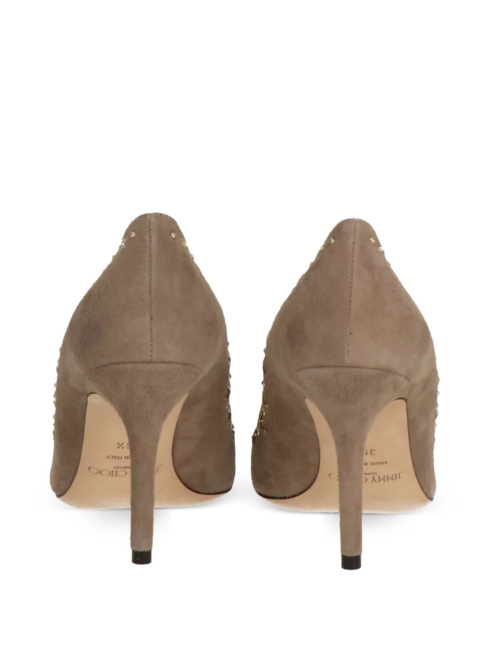 Jimmy Choo Agnes suede heeled pumps Bruin