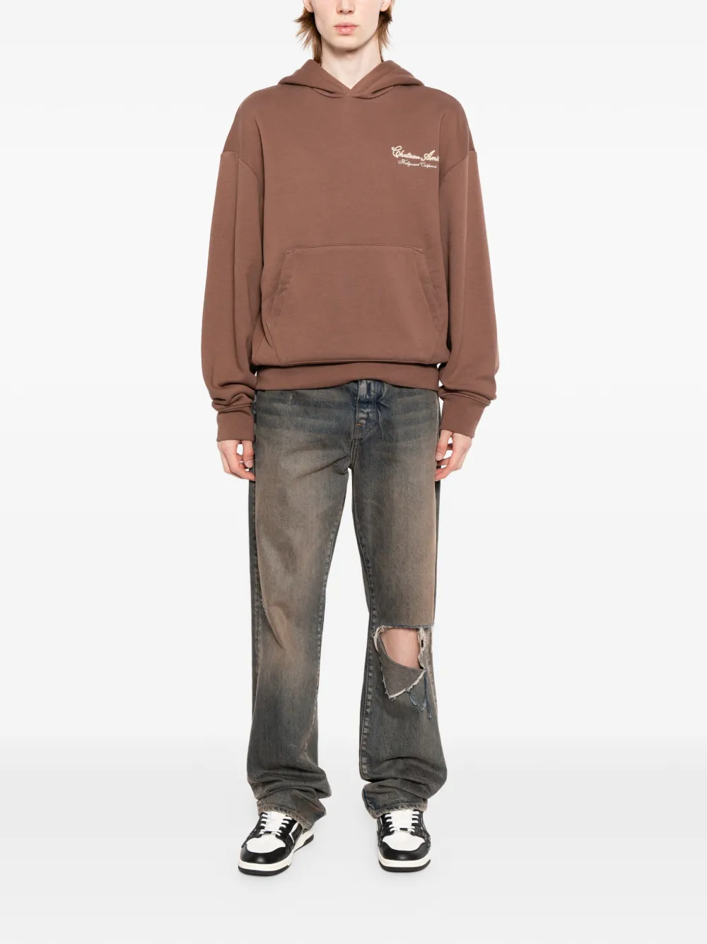 AMIRI Chateau hoodie Bruin