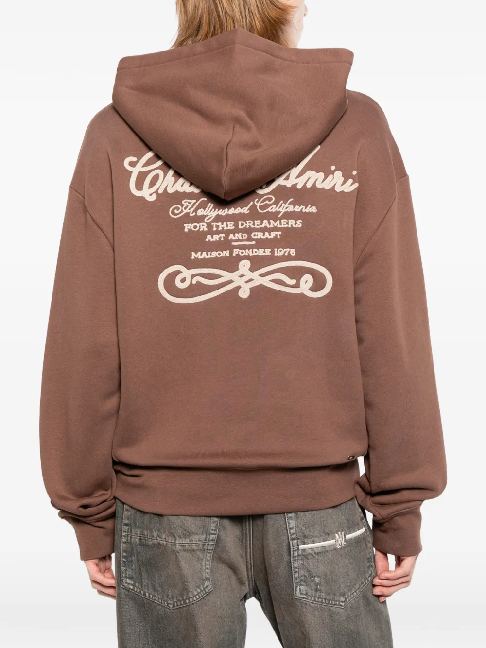AMIRI Chateau hoodie Bruin