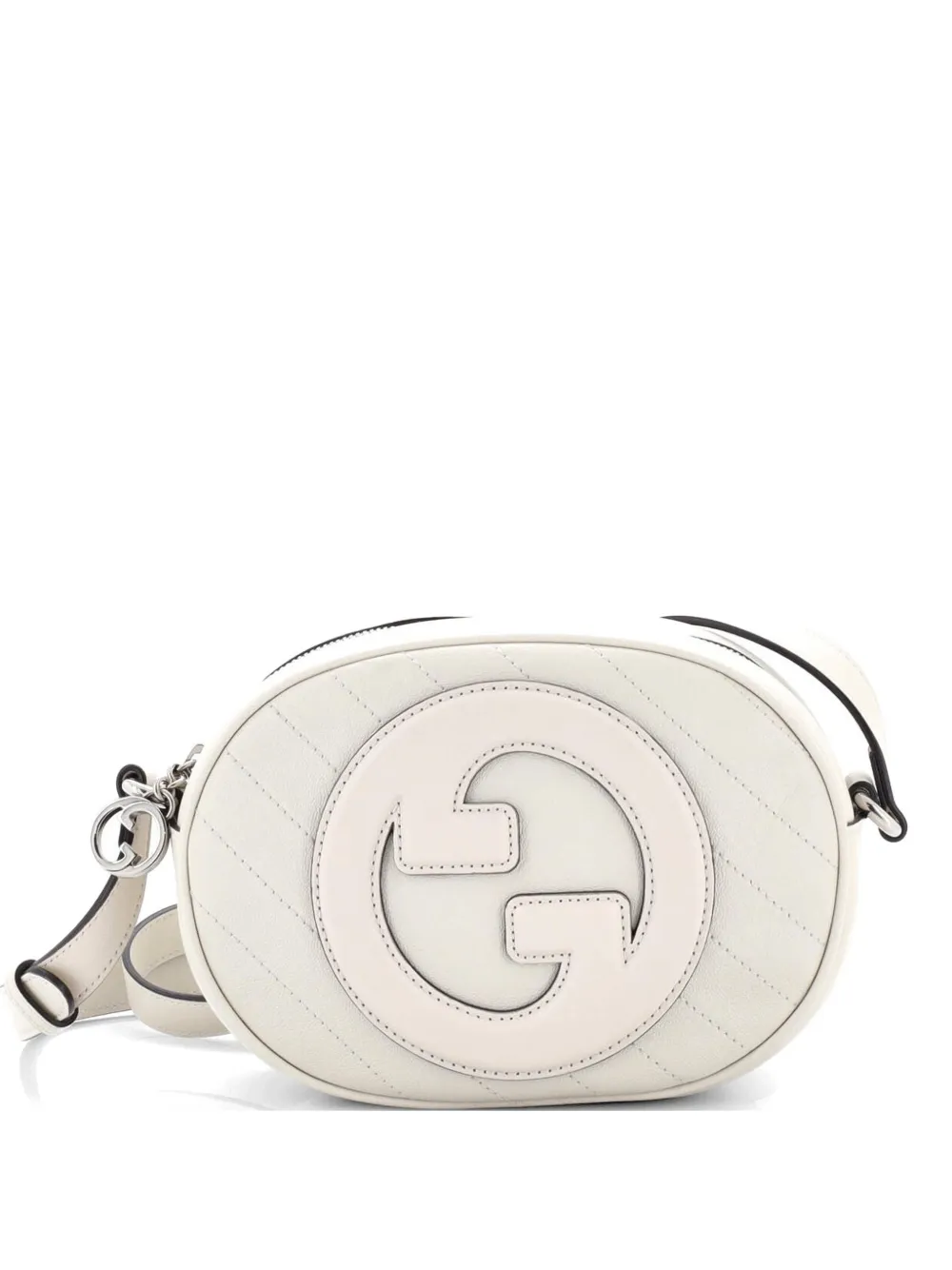 Gucci Pre-Owned Blondie NM Round Camera Bag Diagonal Quilted Leather crossbody bag - Toni neutri