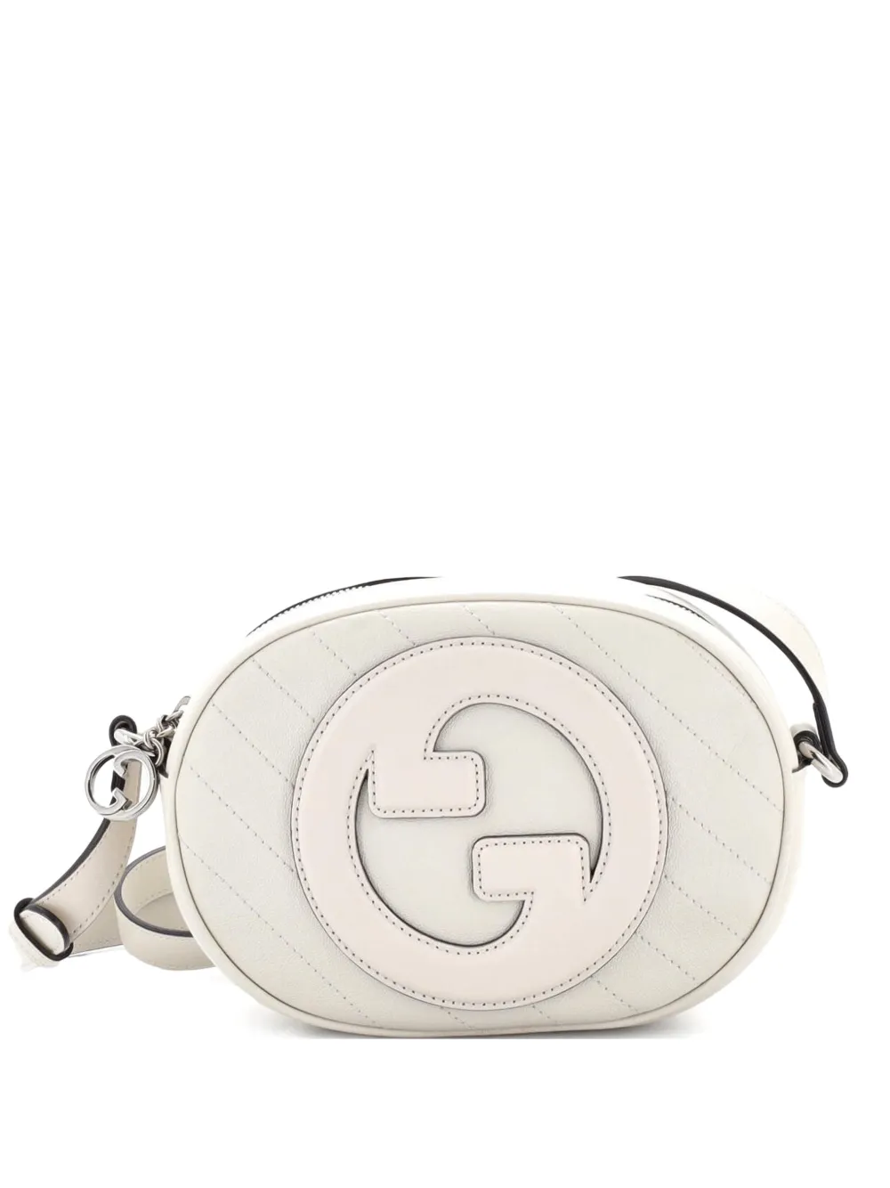 Gucci Pre-Owned Blondie NM Round Camera Bag Diagonal Quilted Leather crossbody bag - Toni neutri