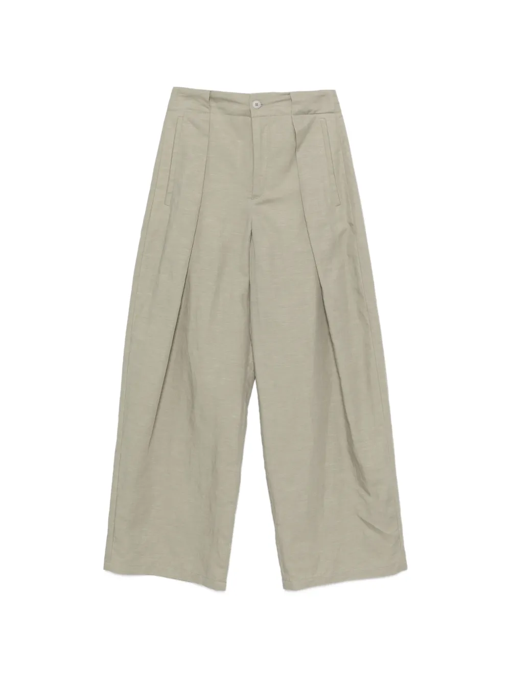 Drykorn Threw pleated wide-leg trousers - Toni neutri