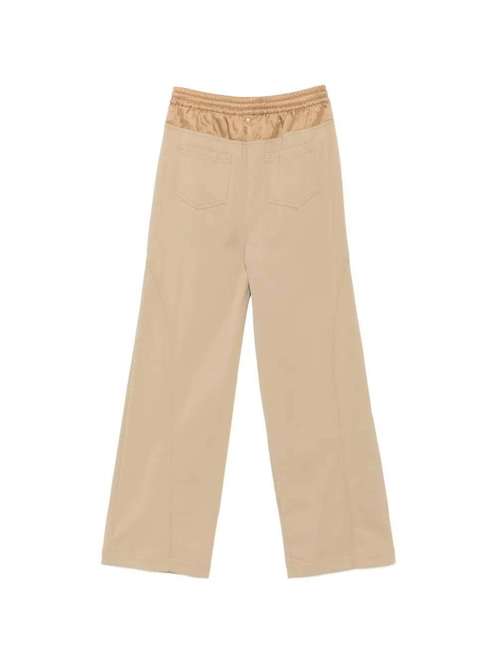 Lorena Antoniazzi Broek met trekkoord en sterpatch Beige