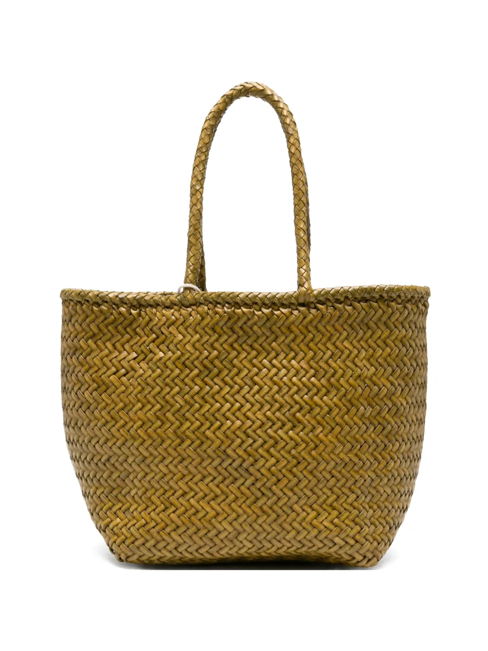 Dragon Diffusion small Grace woven tote bag in Gelb