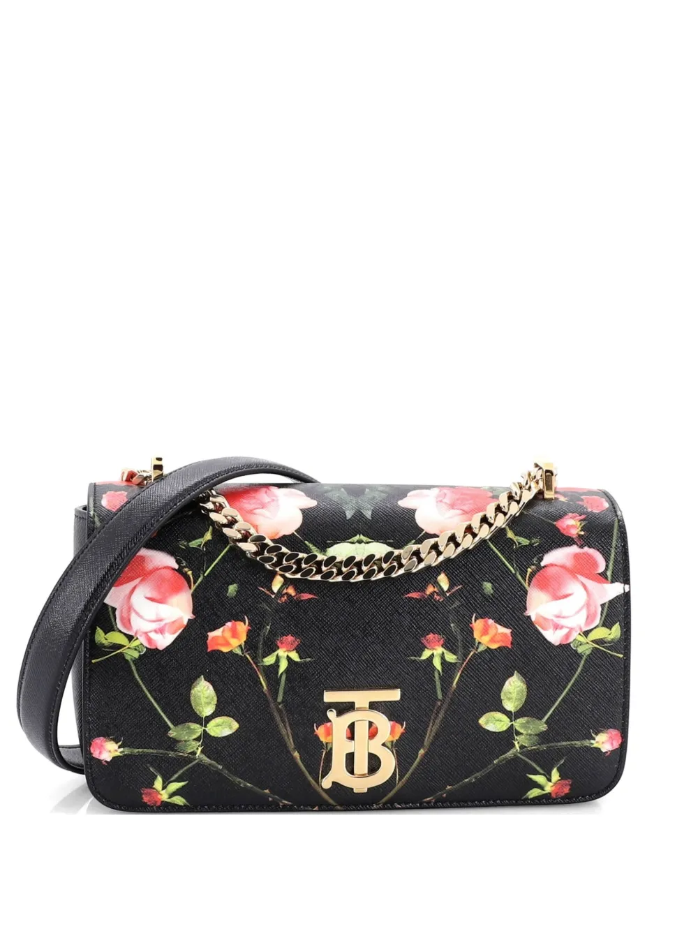 Burberry Pre-Owned TB Flap Chain Bag Printed Leather Mini shoulder bag - Multicolore