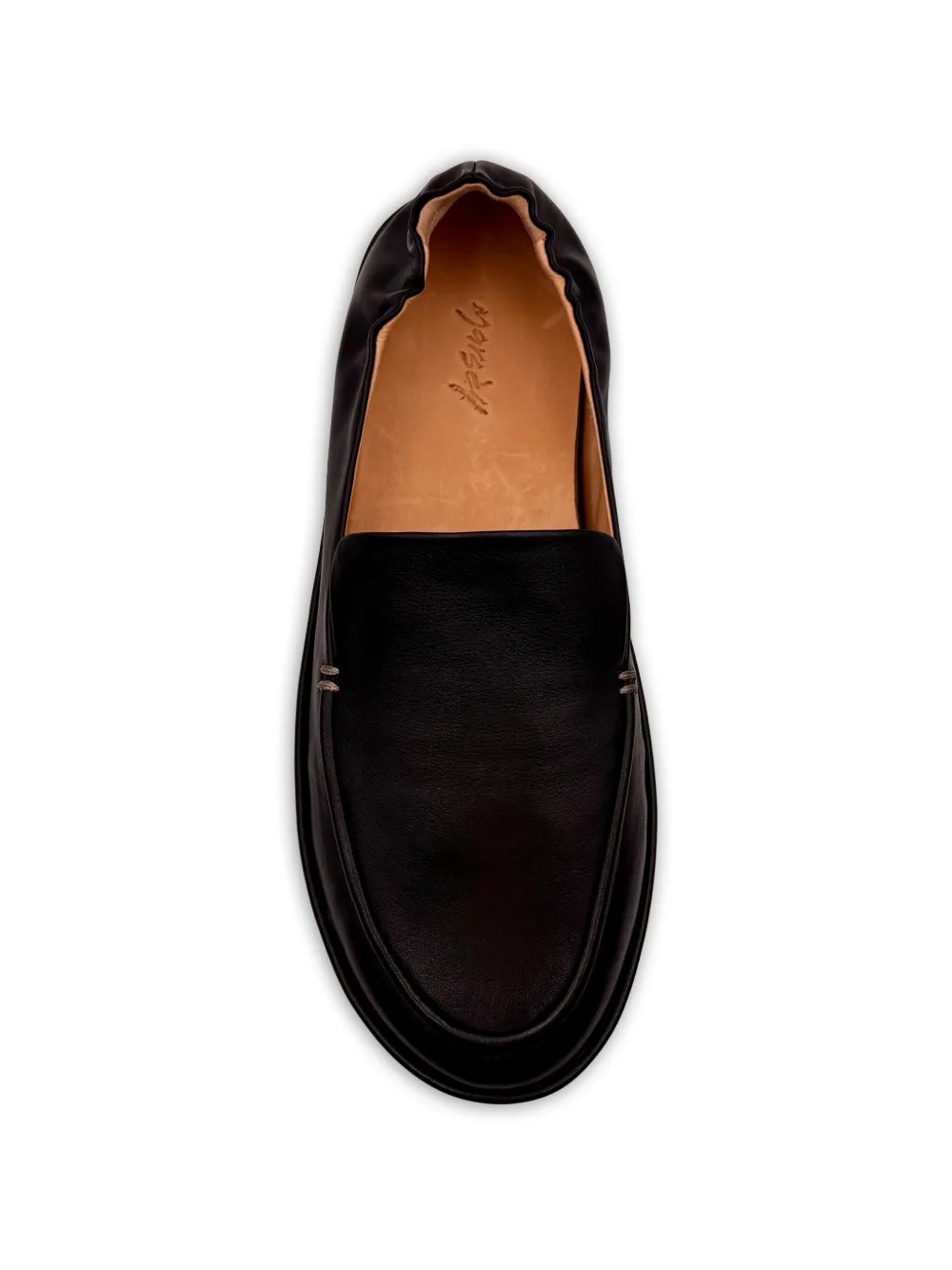 Marsèll Scatopelle gathered loafers Zwart