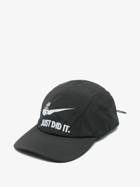 CARNE BOLLENTE And I`ll Do It Again embroidered curved-peak cap