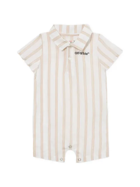 Off-White Kids striped romper