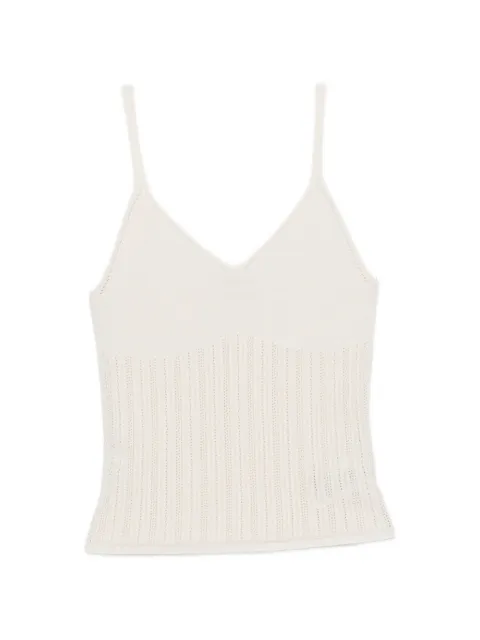 Drykorn Francyane ribbed-knit V-neck top