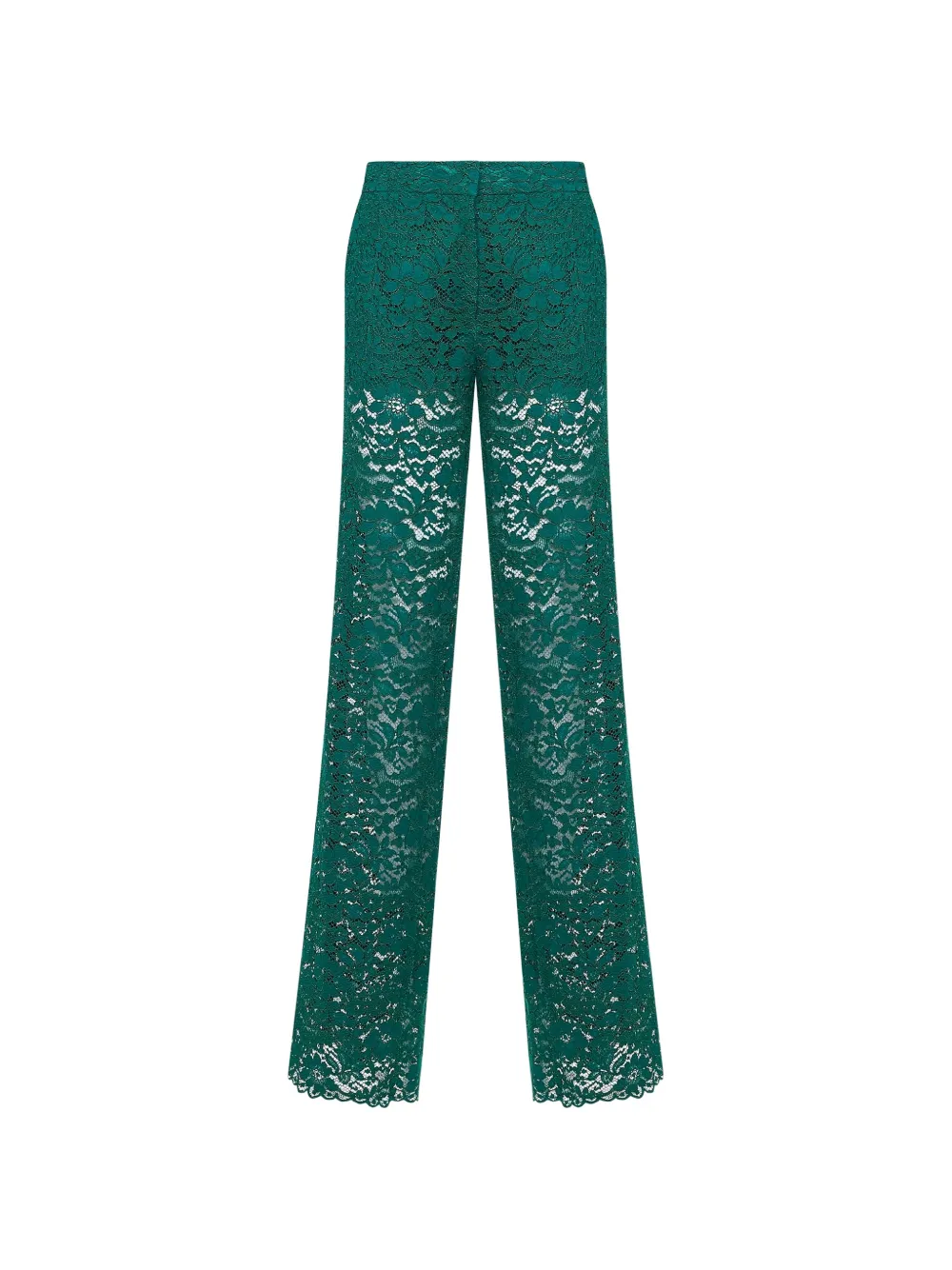 Gianluca Capannolo lace straight-leg trousers - Verde