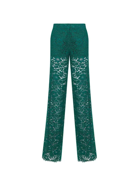 Gianluca Capannolo lace straight-leg trousers