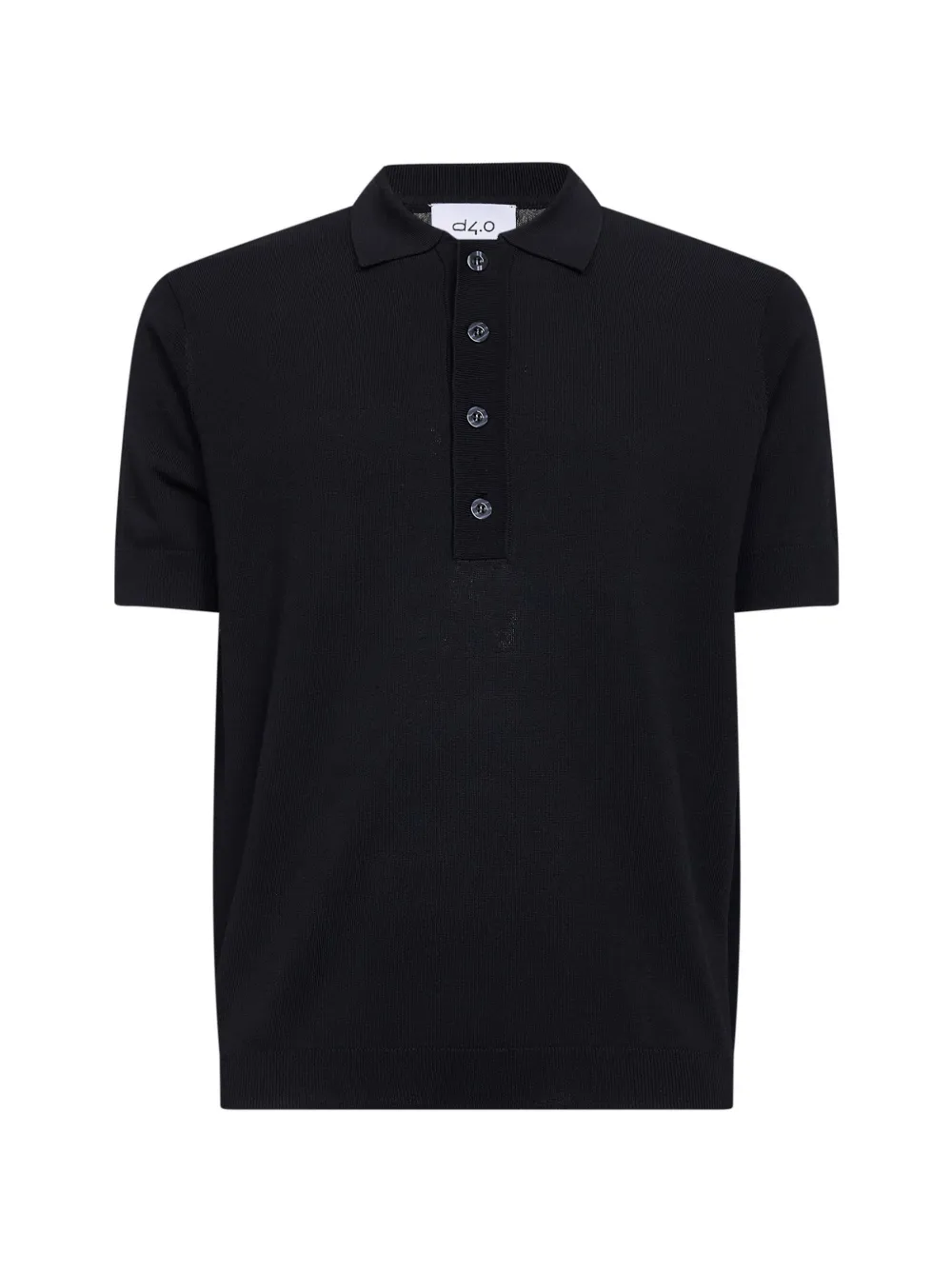 D4.0 short sleeve polo shirt - Schwarz