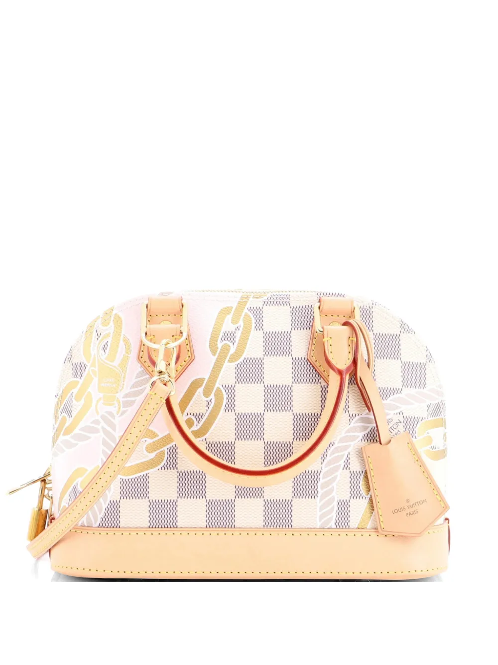 Louis Vuitton Pre-Owned Alma Handbag Limited Edition Nautical Damier BB satchel - Toni neutri