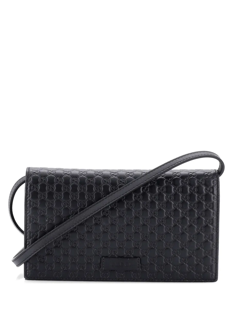 Gucci Pre-Owned Wallet on Strap Microguccissima Leather crossbody bag - Schwarz