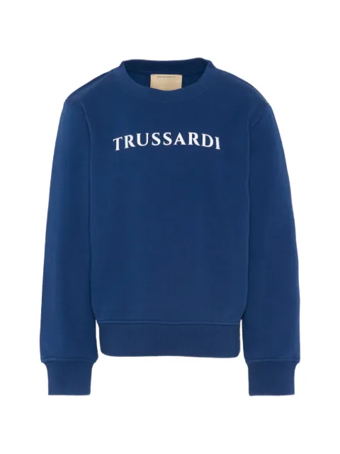 TRUSSARDI JUNIOR sudadera con logo estampado