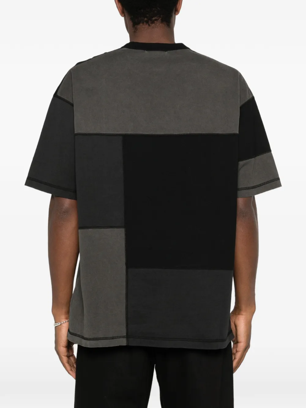 Comme Des Garçons Homme パッチワーク Tシャツ | ブラック | FARFETCH JP