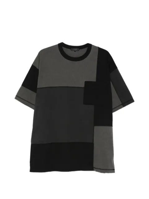 Comme des Garçons Homme t-shirt en coton à design patchwork