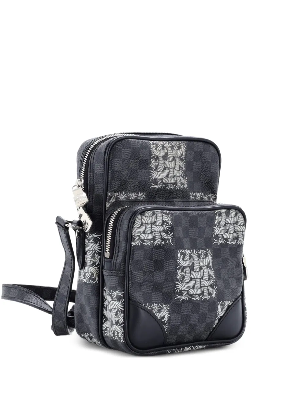 Louis Vuitton Pre-Owned Amazone Bag Limited Edition Nemeth Damier Graphite crossbody bag - Nero