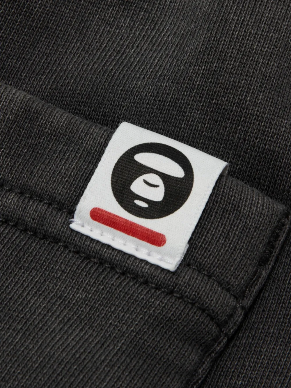 AAPE BY *A BATHING APE Shorts met logopatch Grijs