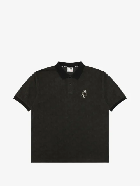AAPE BY *A BATHING APE® playera tipo polo con parche del logo