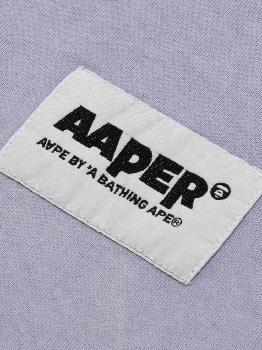 AAPE BY *A BATHING APE T-shirt met print Paars