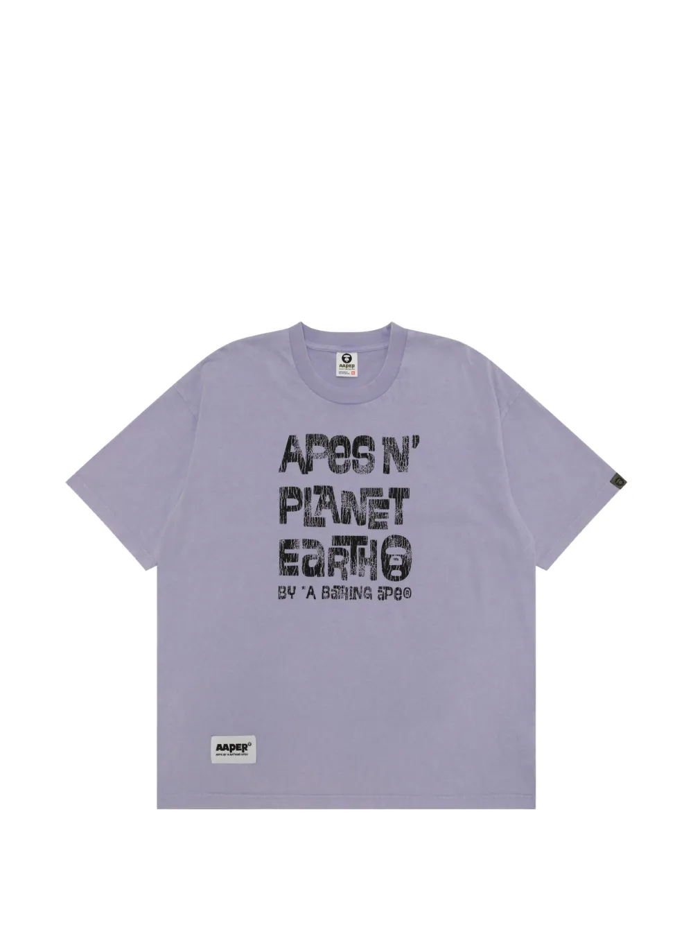 AAPE BY *A BATHING APE® printed T-shirt - Viola