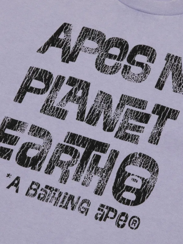 AAPE BY *A BATHING APE® Printed T-shirt | Purple | FARFETCH