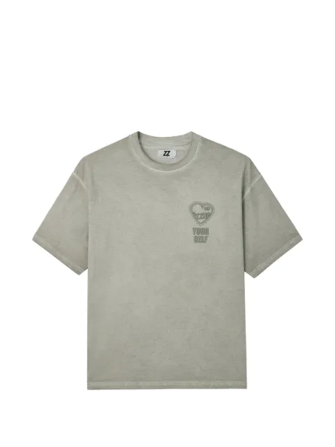 izzue logo-embroidered T-shirt