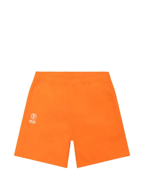 AAPE BY *A BATHING APE® logo-print drawstring shorts