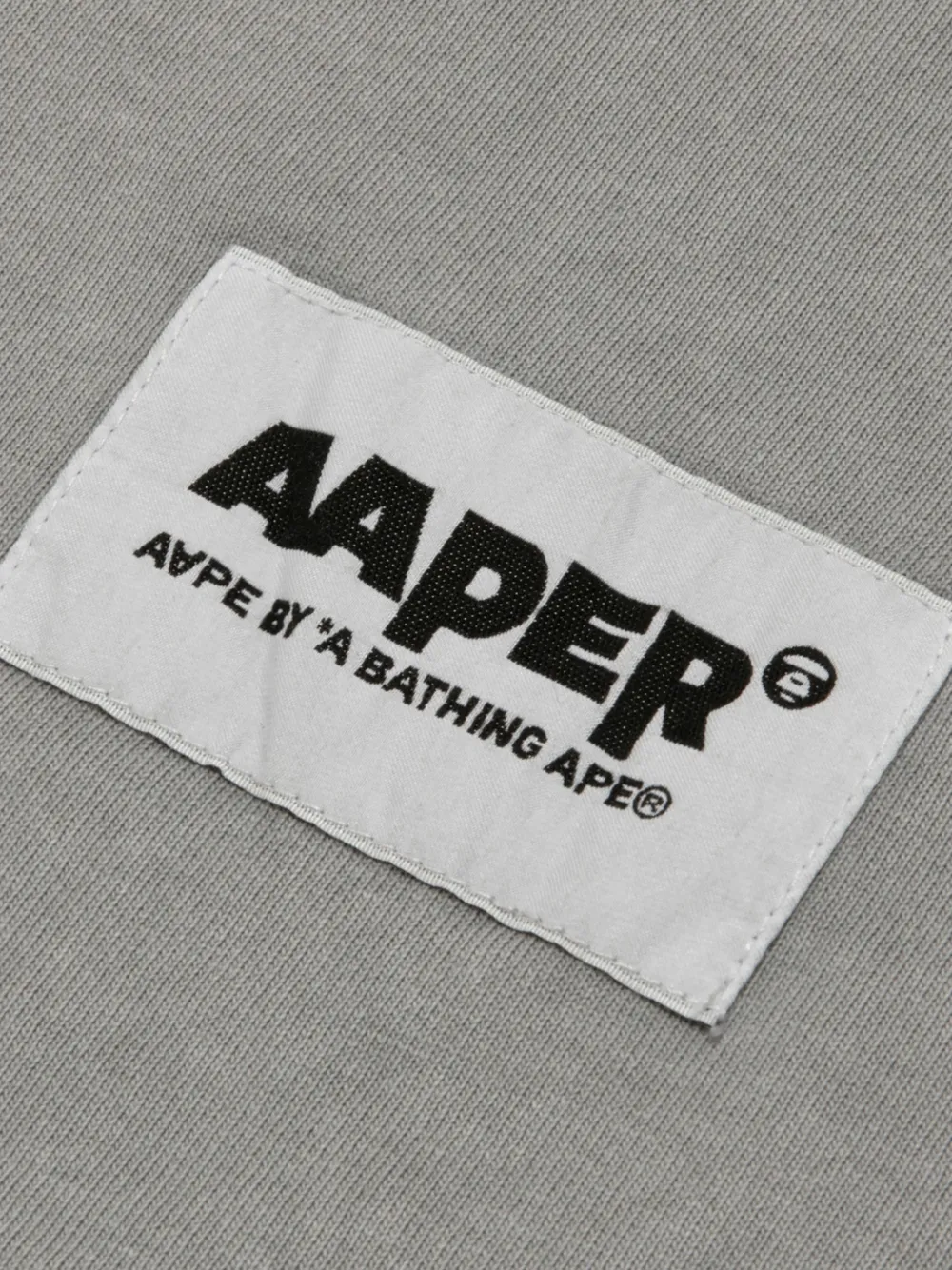 AAPE BY *A BATHING APE T-shirt met print Grijs