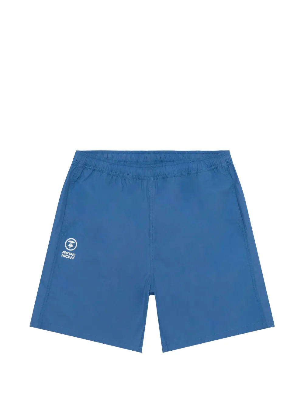 AAPE BY *A BATHING APE® logo-print drawstring shorts - Blu
