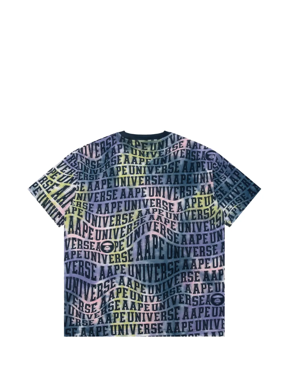 AAPE BY *A BATHING APE T-shirt met grafische print Blauw