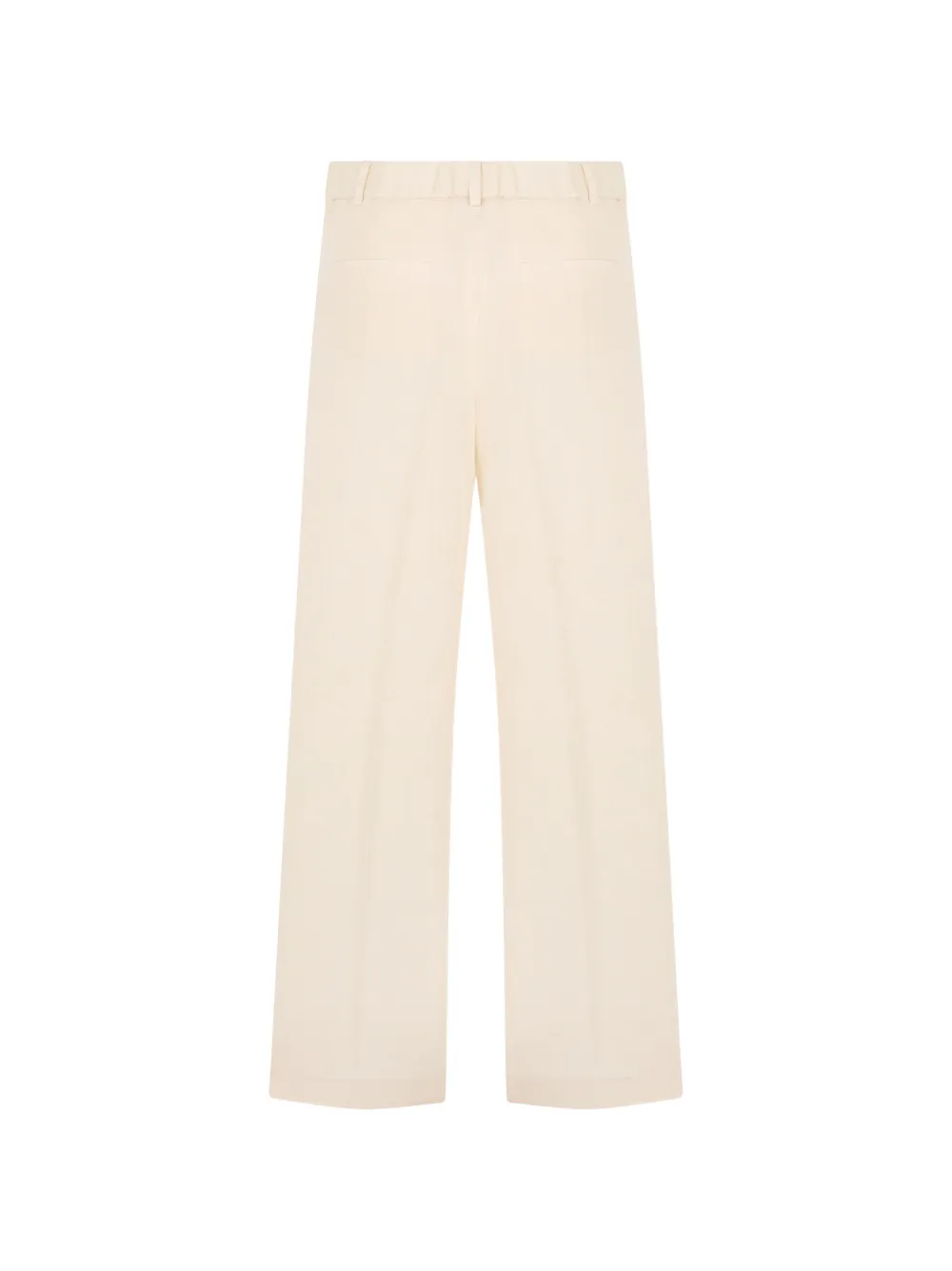 Peserico Plooibroek met wijde pijpen Beige