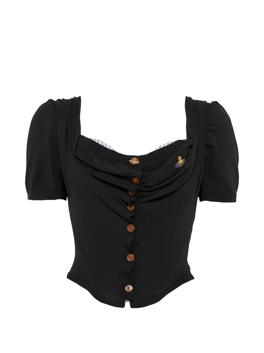 Vivienne Westwood puff-sleeve shirt - Nero