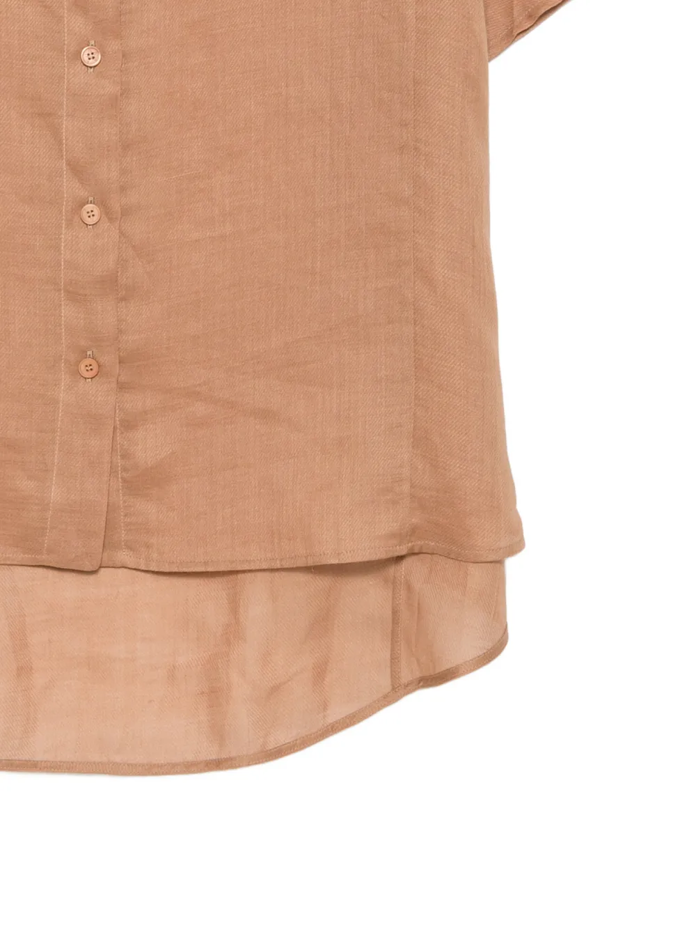 Lorena Antoniazzi overhemd met korte mouwen Beige