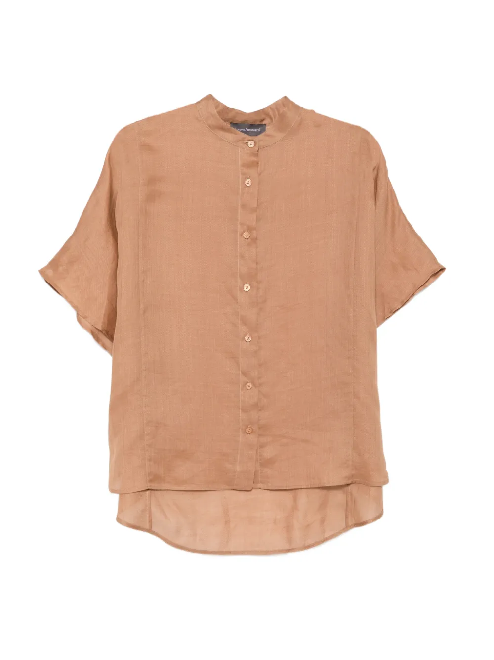Lorena Antoniazzi short-sleeve shirt - Nude