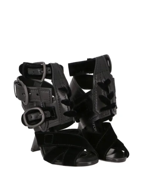 TOM FORD buckle-fastening lace-up sandals