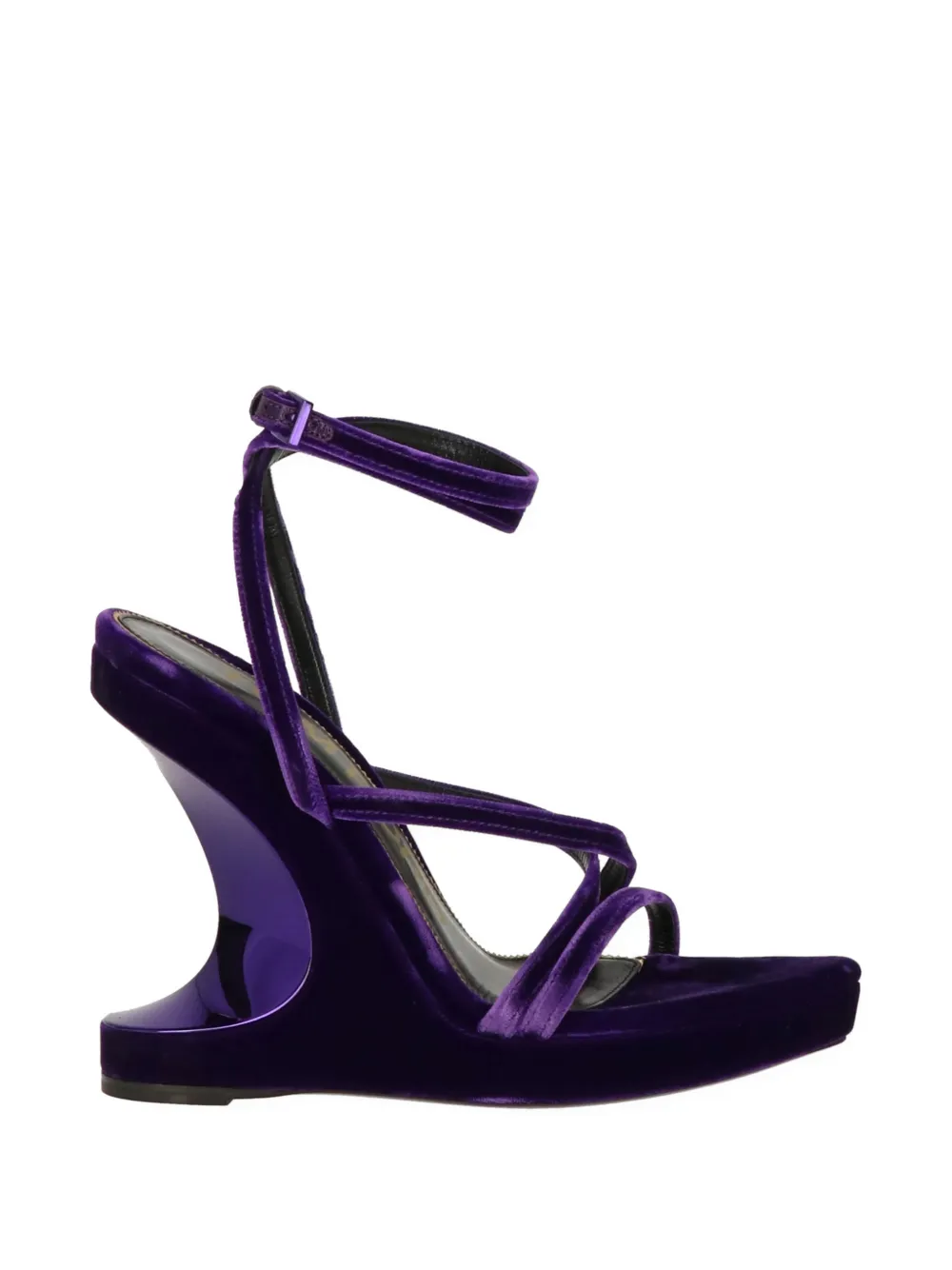 TOM FORD wraparound strap sandals Paars