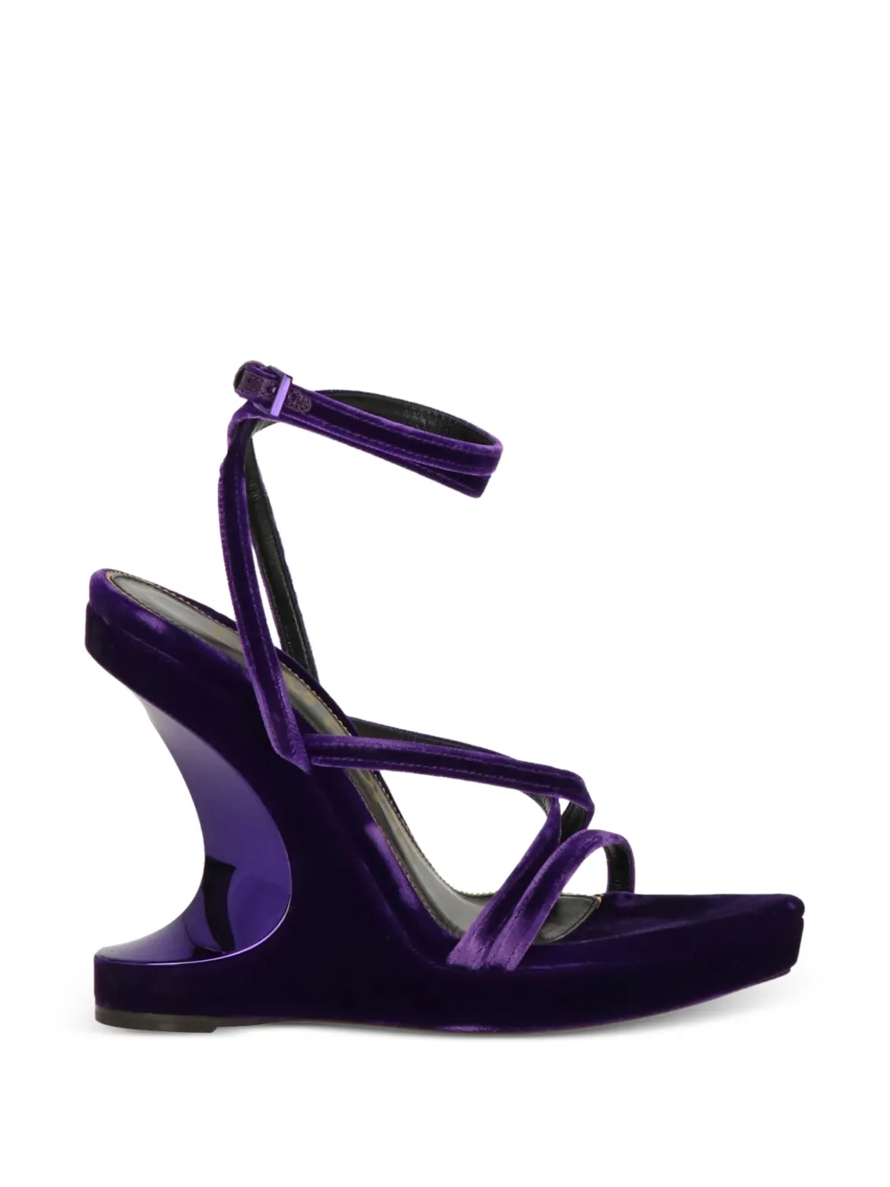 TOM FORD wraparound strap sandals Paars