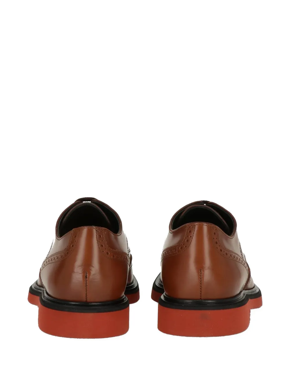 Tod's Brogue leren derby schoenen Bruin