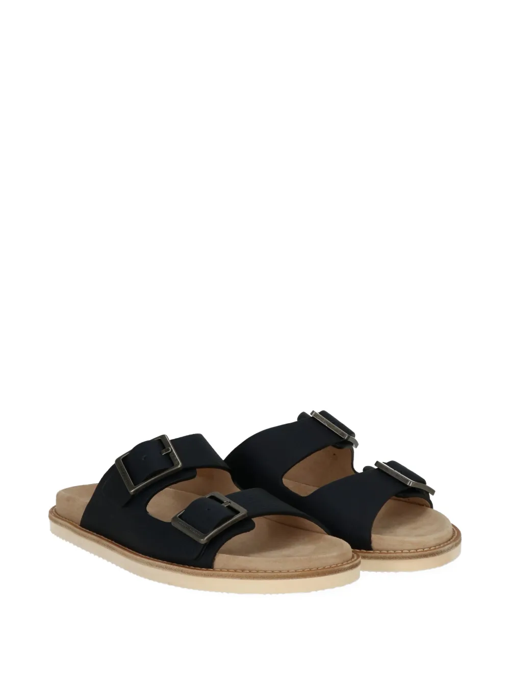 Brunello Cucinelli buckle strap sandals Blauw