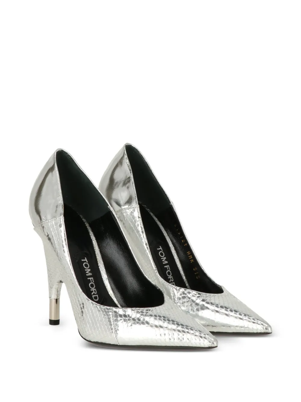 TOM FORD pointed-toe heeled pumps Zilver
