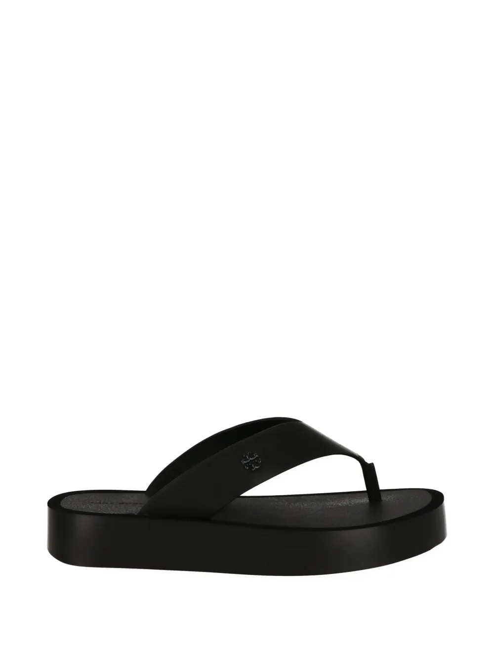 Tory Burch platform flip flops Zwart