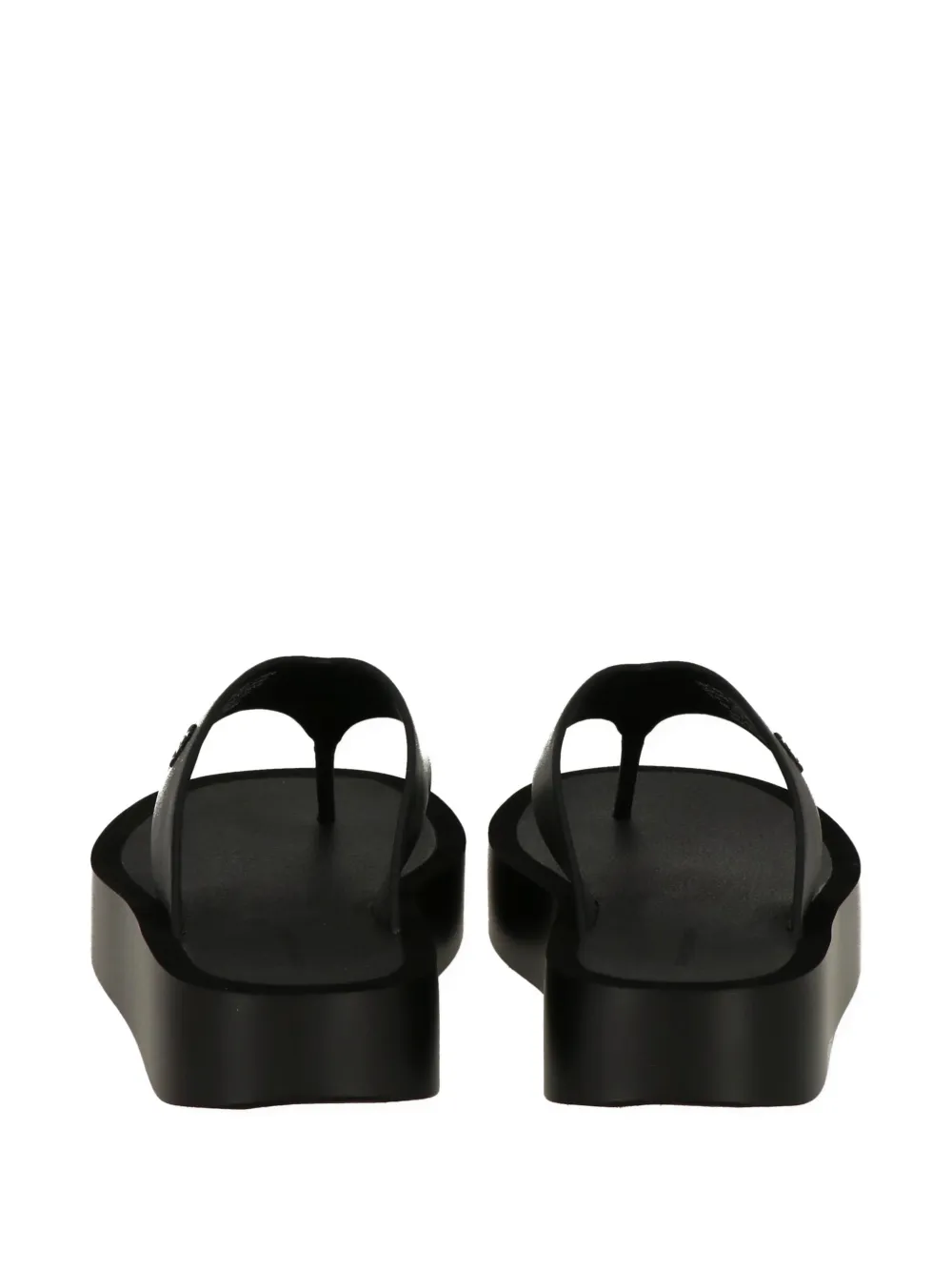 Tory Burch platform flip flops Zwart