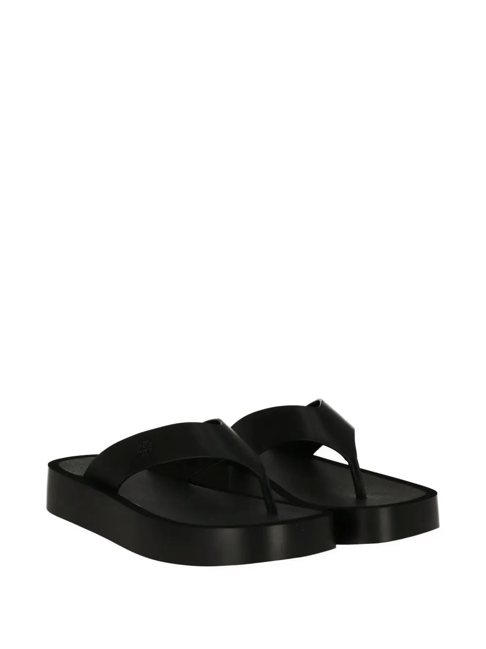 Tory Burch platform flip flops Zwart