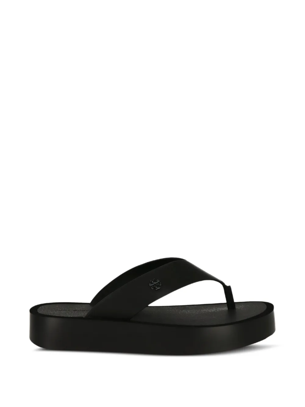 Tory Burch platform flip flops - Nero