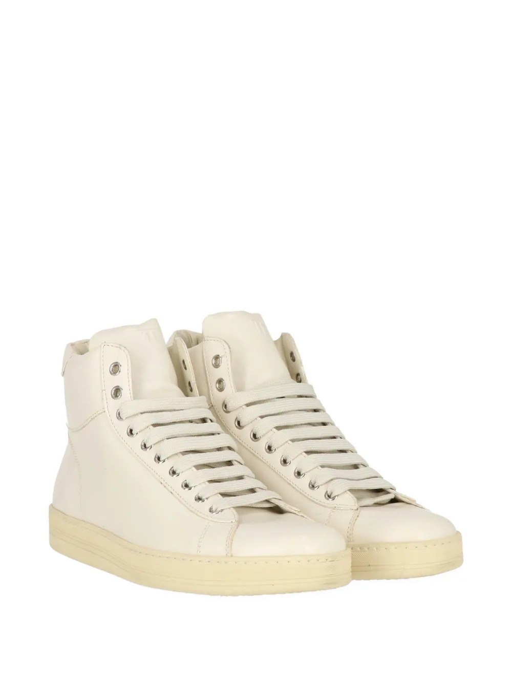 TOM FORD lace-up sneakers Beige